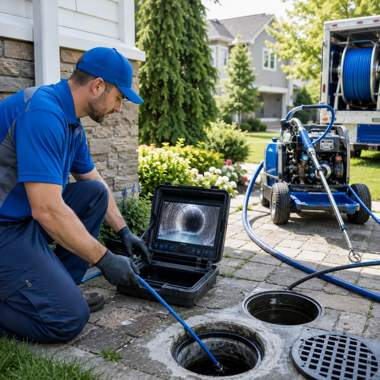 Outdoor drain cleaning professionals serving Quincy, PA